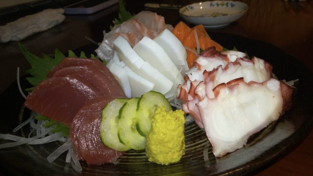 うちな〜たいむのお刺身盛り合わせ