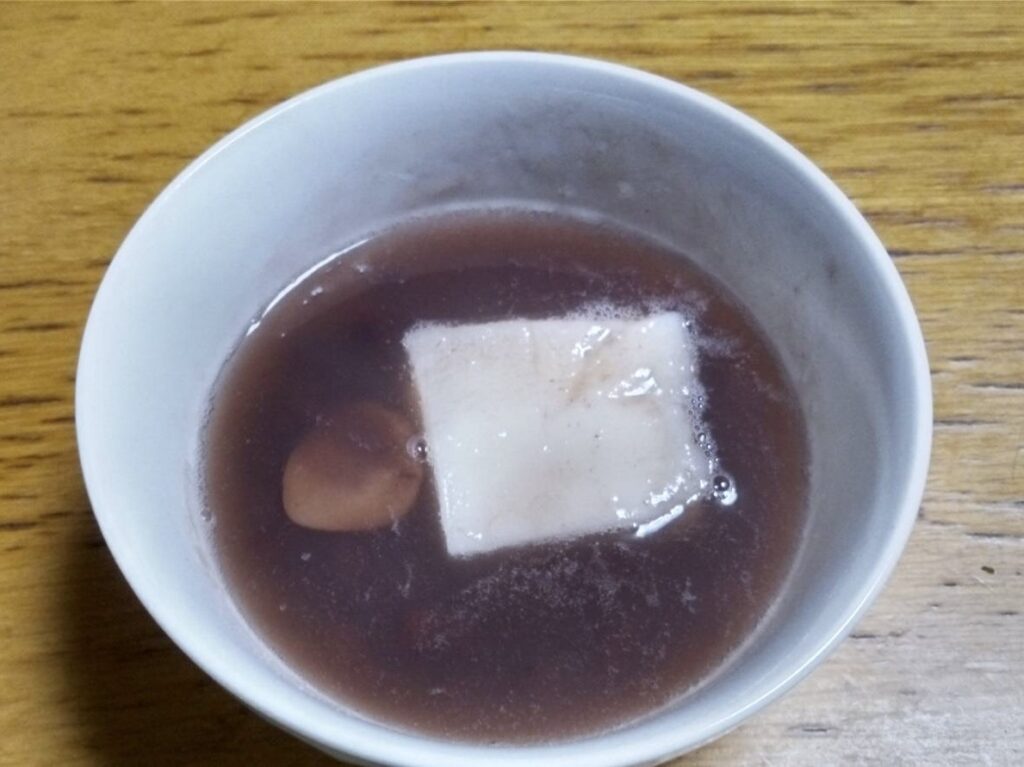 鏡開きに食べたおしるこ