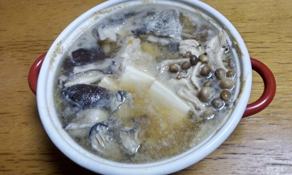 この冬初の鱈ちり