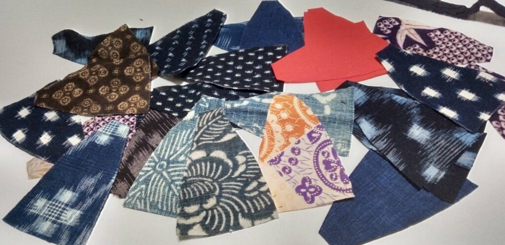 木綿生地で唐辛子