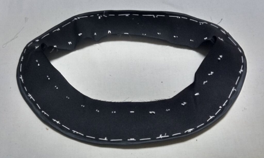 裏布でくるむパイピング処理