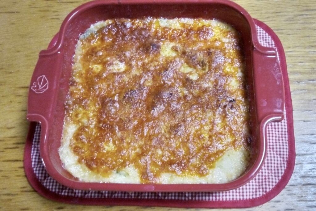 しっかり焼いたグラタン