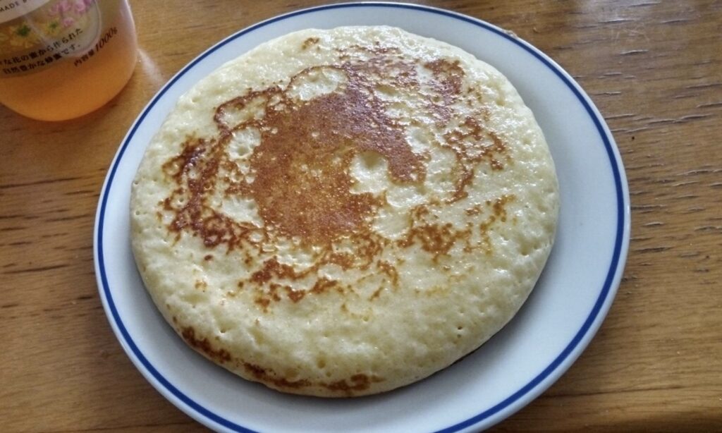 ホットケーキの粉にベーキングパウダーを入れてみた