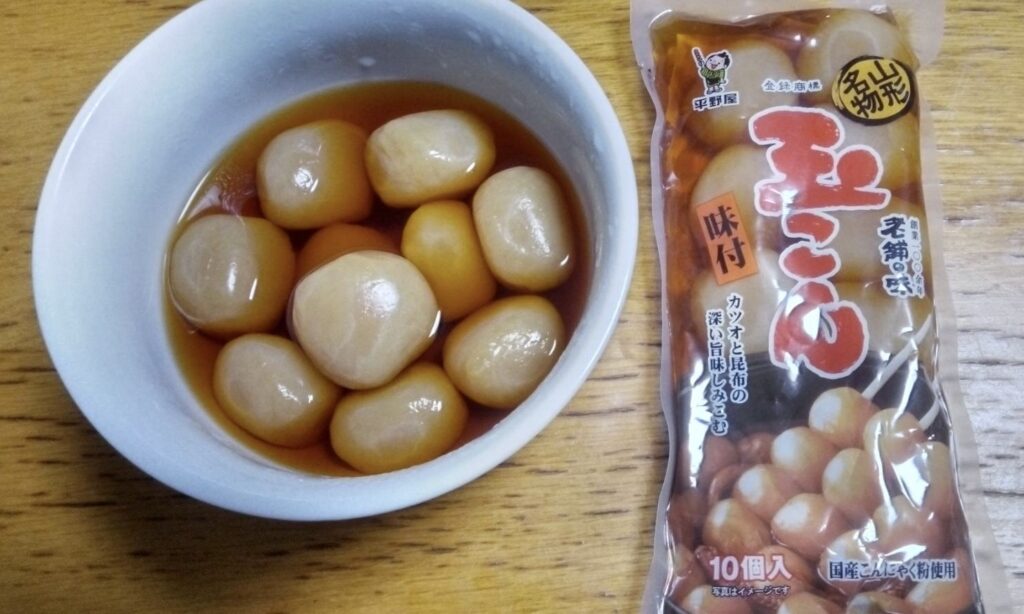 玉コンニャクの煮物