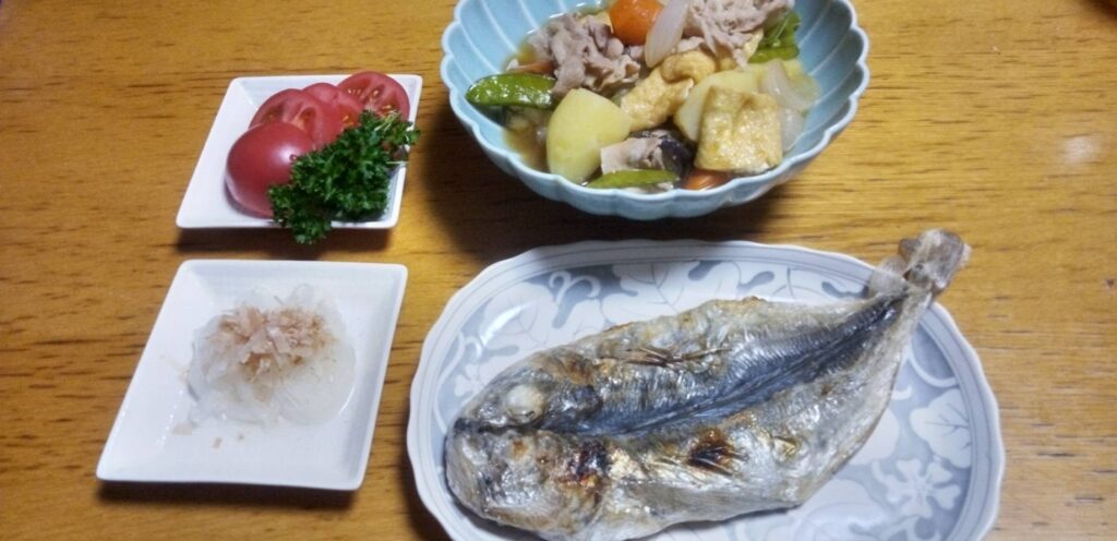 夕食