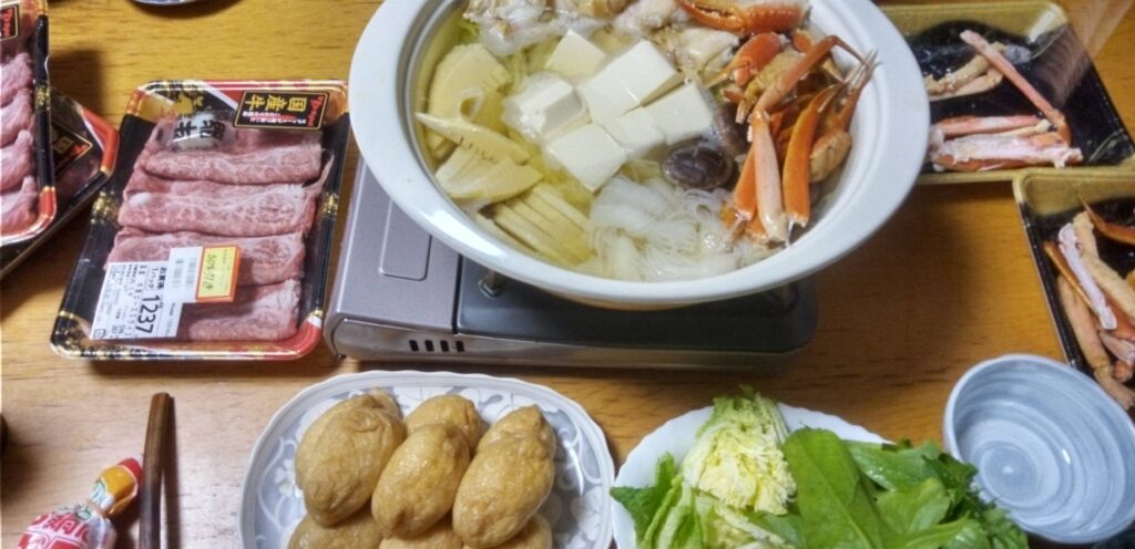 夕食のご馳走