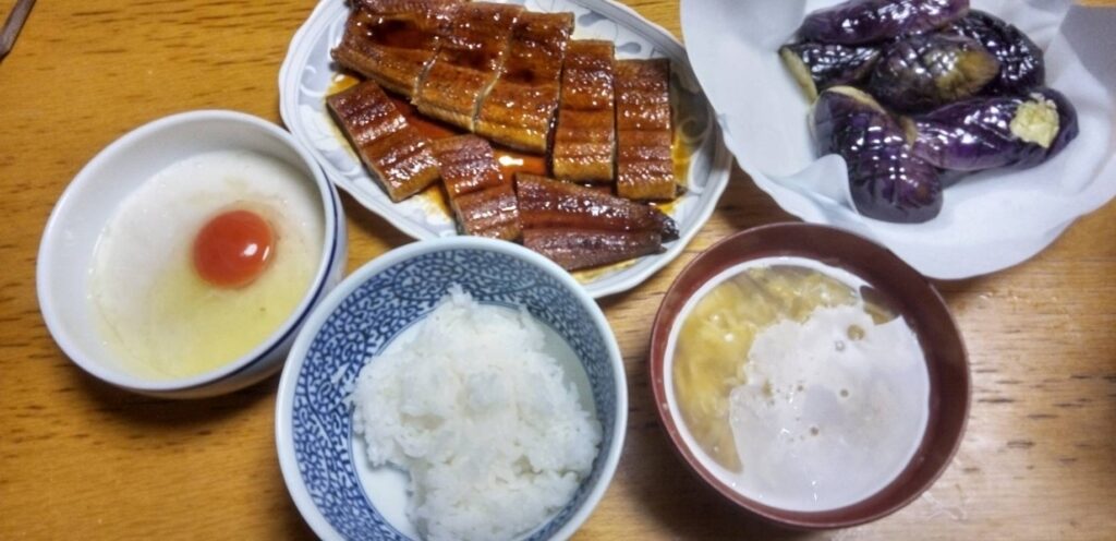 冷蔵庫にうなぎが
