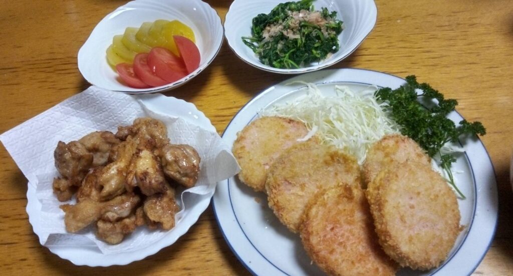夕食