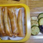大量の春巻き