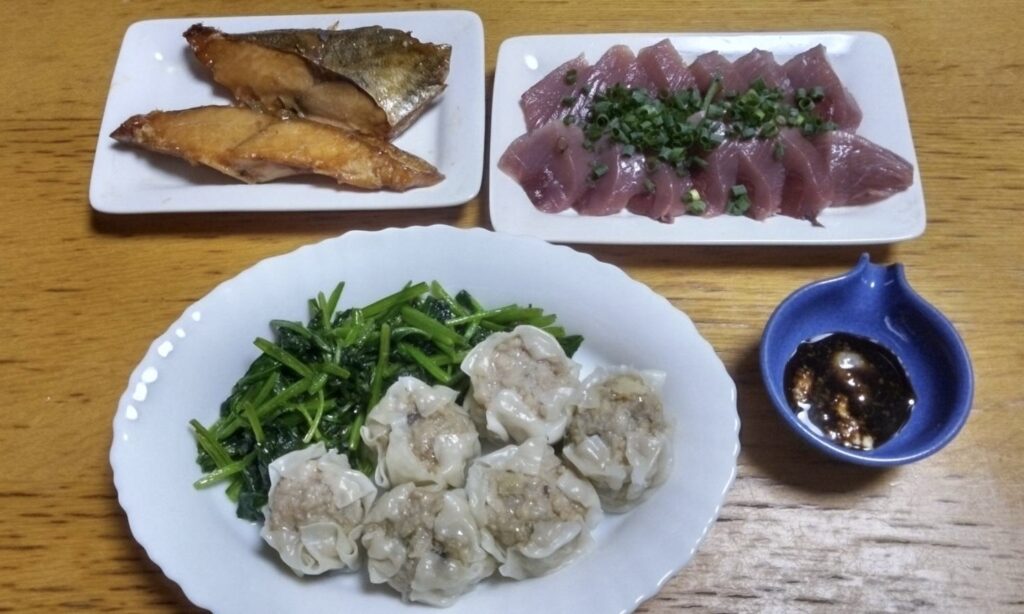 昨夜ご飯は簡単煮魚