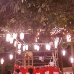 昨夜も盆踊り大会