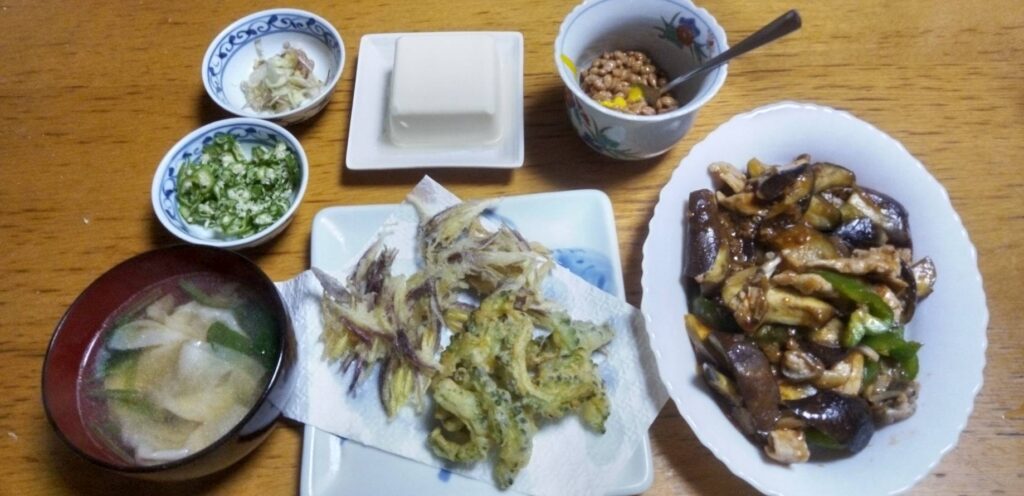 昨夜ご飯は麻婆茄子