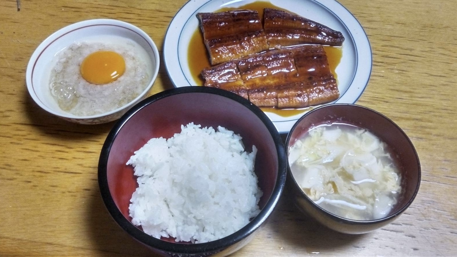 冷蔵庫にあったうなぎ