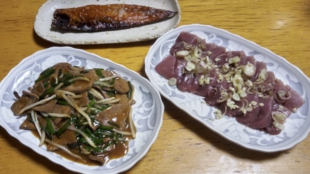 レバニラ炒めが美味しかった