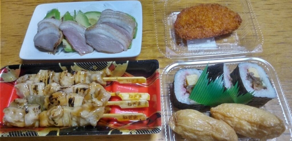 私のお摘みが超豪華
