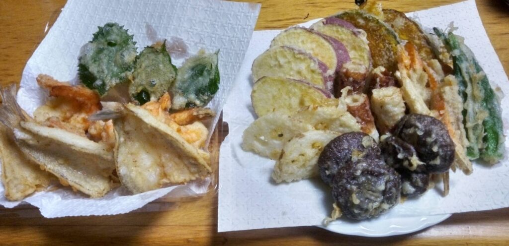 昨夜は天ぷら