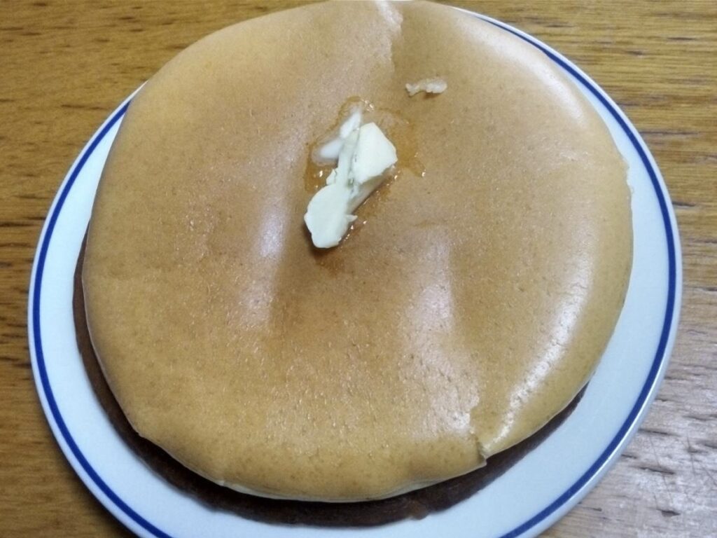 孫がホットケーキを希望