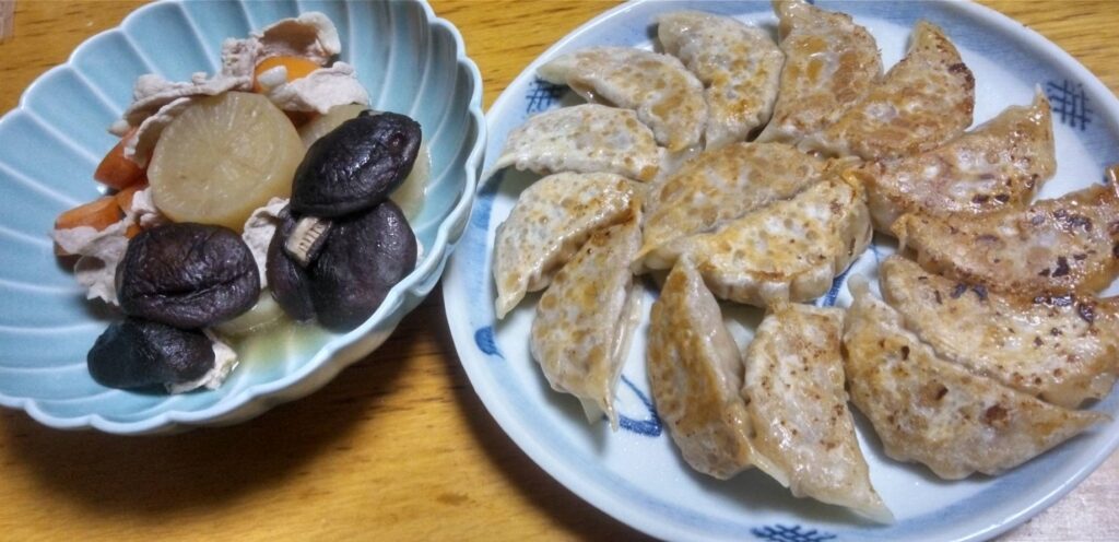 餃子作りました