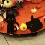 ハロウィーンの飾り付け