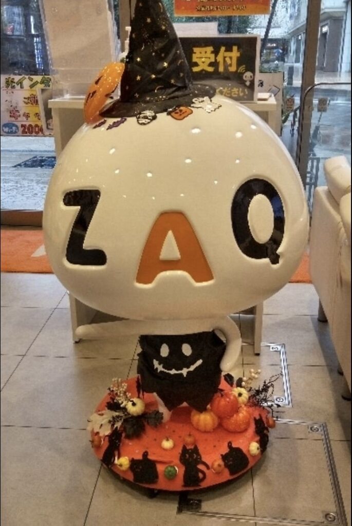 ハロウィーンの飾り付け