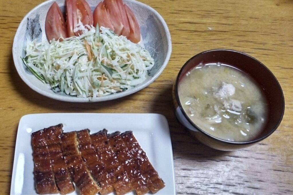 昨夜ご飯は残り物