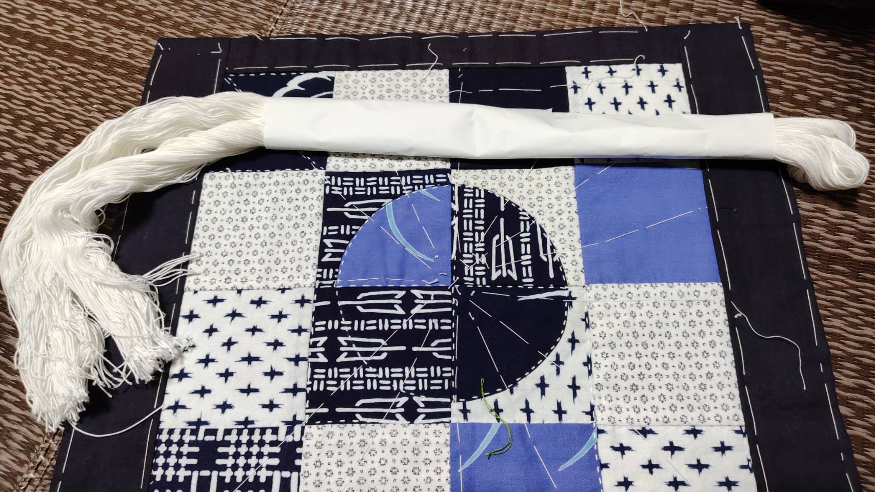 刺し子の糸が見つかった