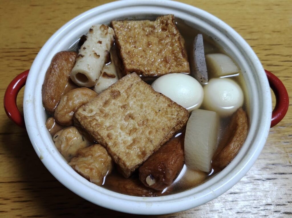 昨夜ご飯はおでん
