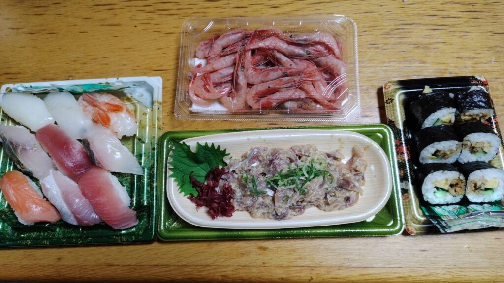 お寿司が食べたいであろう